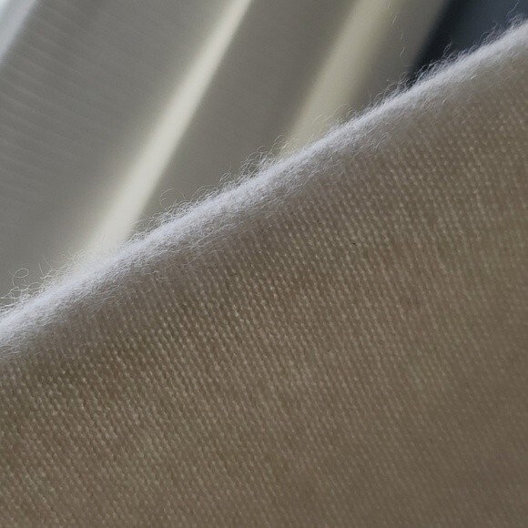 ALLUDE PREMIUM CASHMERE ASSYMETRICAL PONCHO CREAM BROWN SZ SMALL - Picture 4 of 10